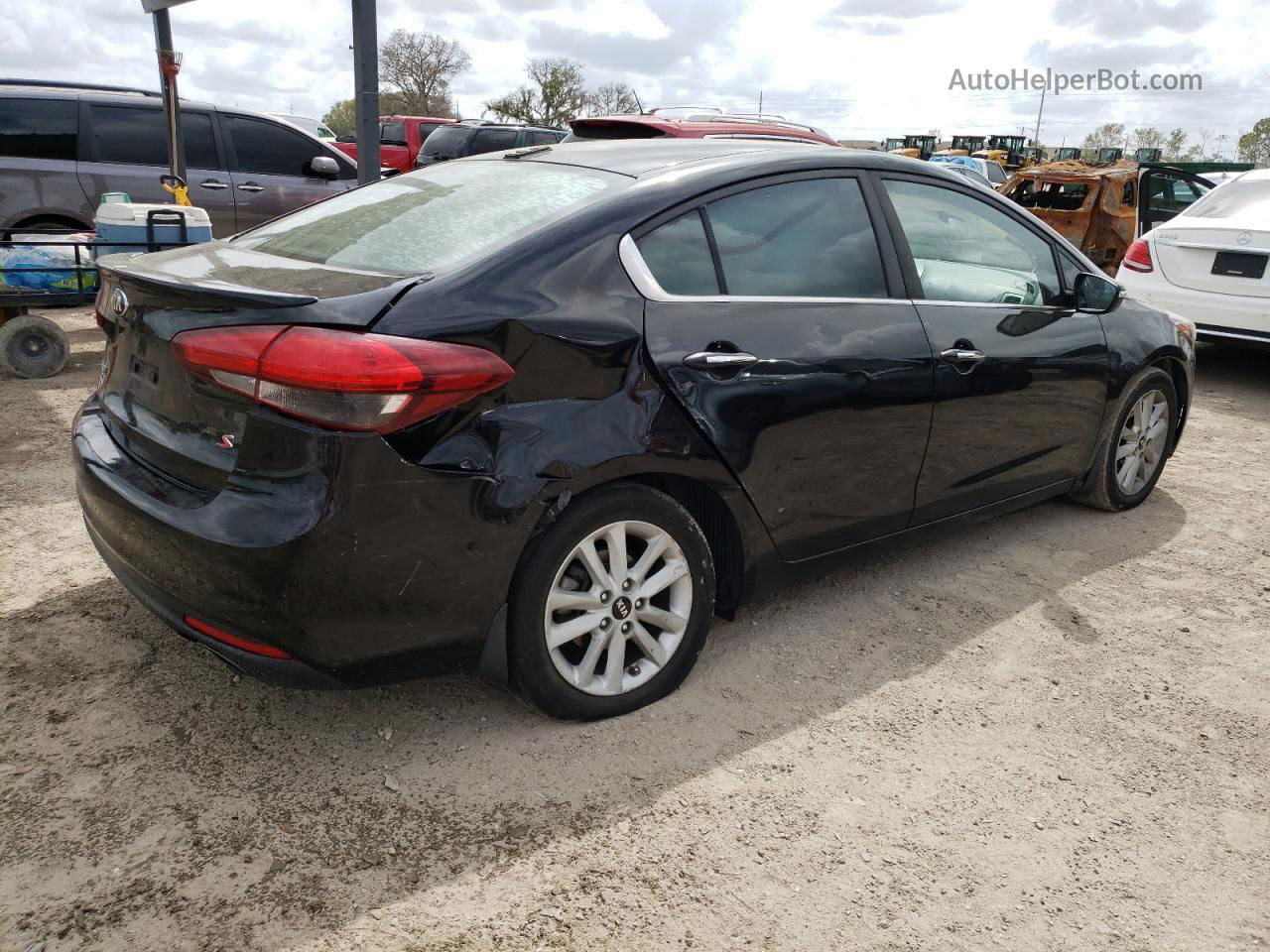 2017 Kia Forte Lx Black vin: 3KPFL4A75HE023250