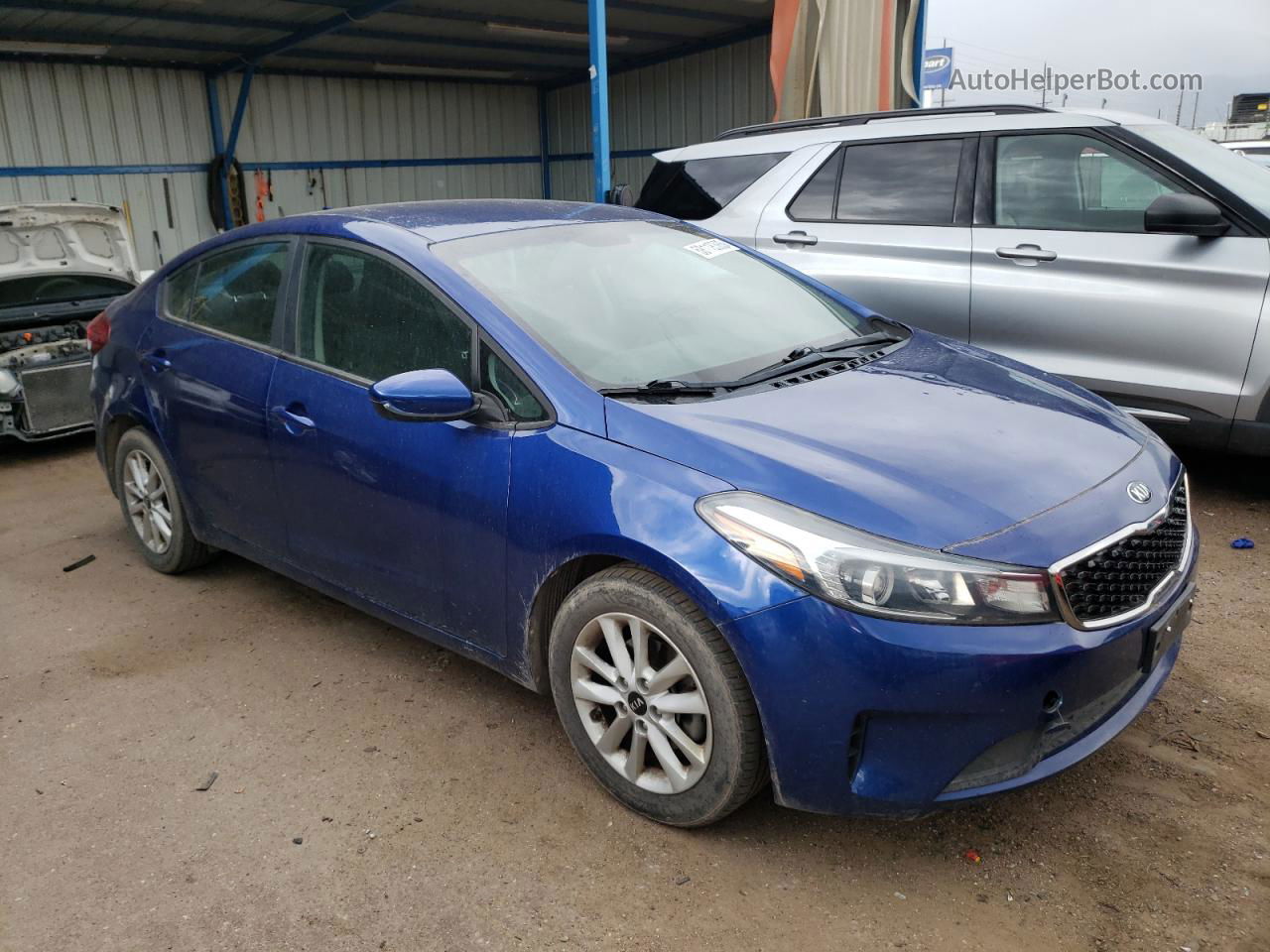 2017 Kia Forte Lx Blue vin: 3KPFL4A75HE064882