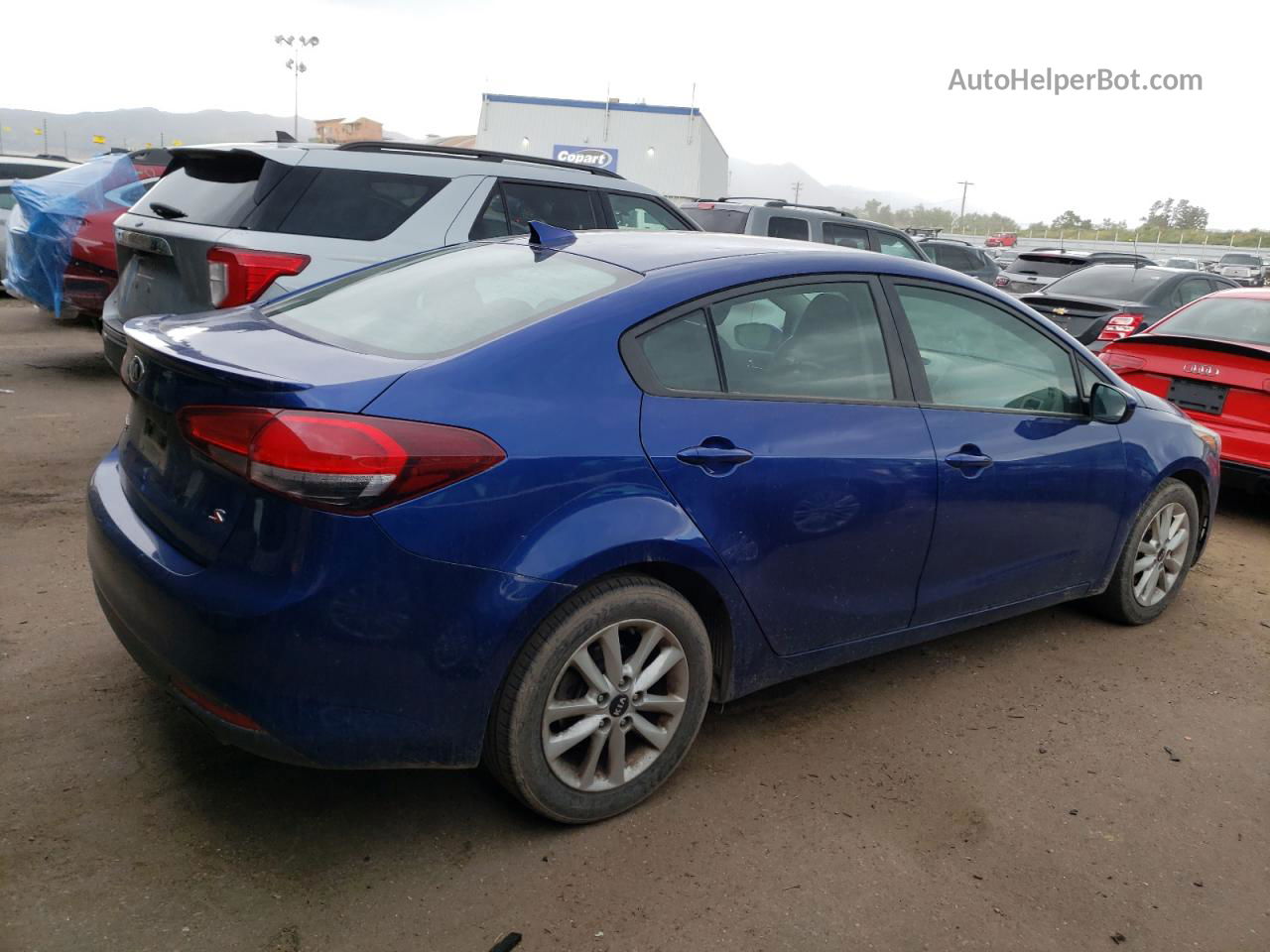 2017 Kia Forte Lx Blue vin: 3KPFL4A75HE064882