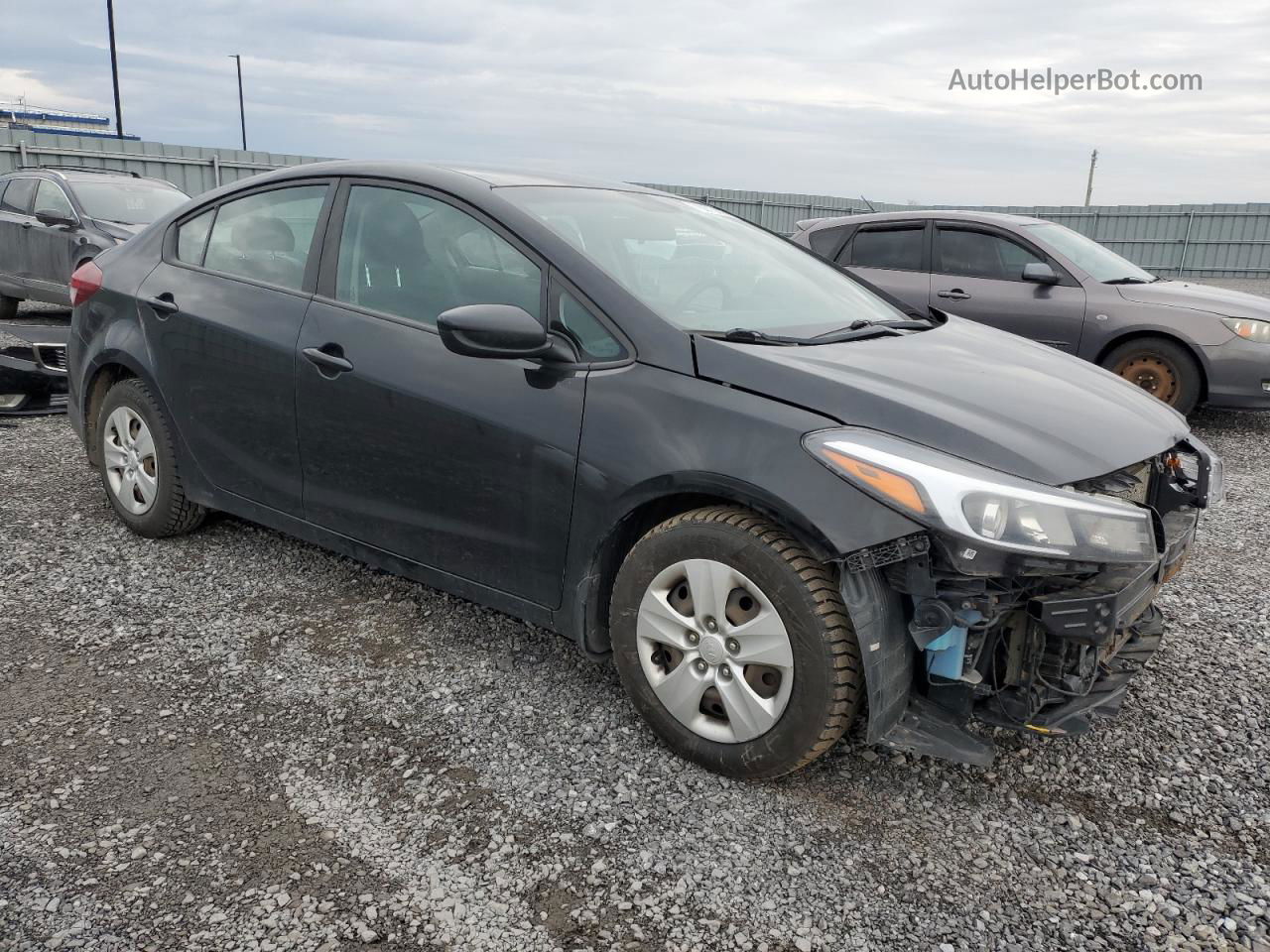 2017 Kia Forte Lx Black vin: 3KPFL4A75HE071198