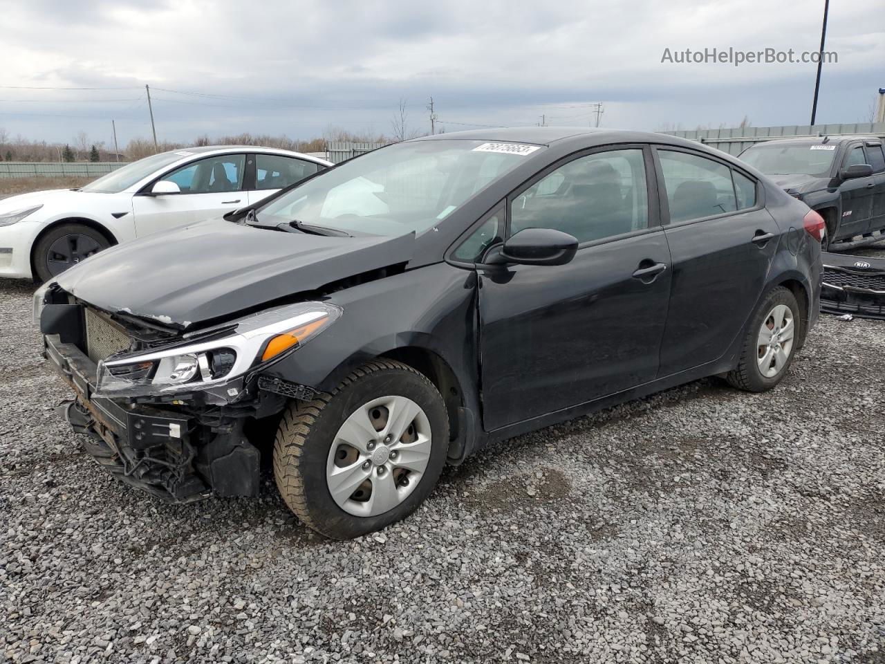 2017 Kia Forte Lx Black vin: 3KPFL4A75HE071198