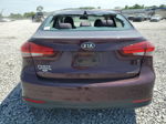 2017 Kia Forte Lx Burgundy vin: 3KPFL4A75HE074599