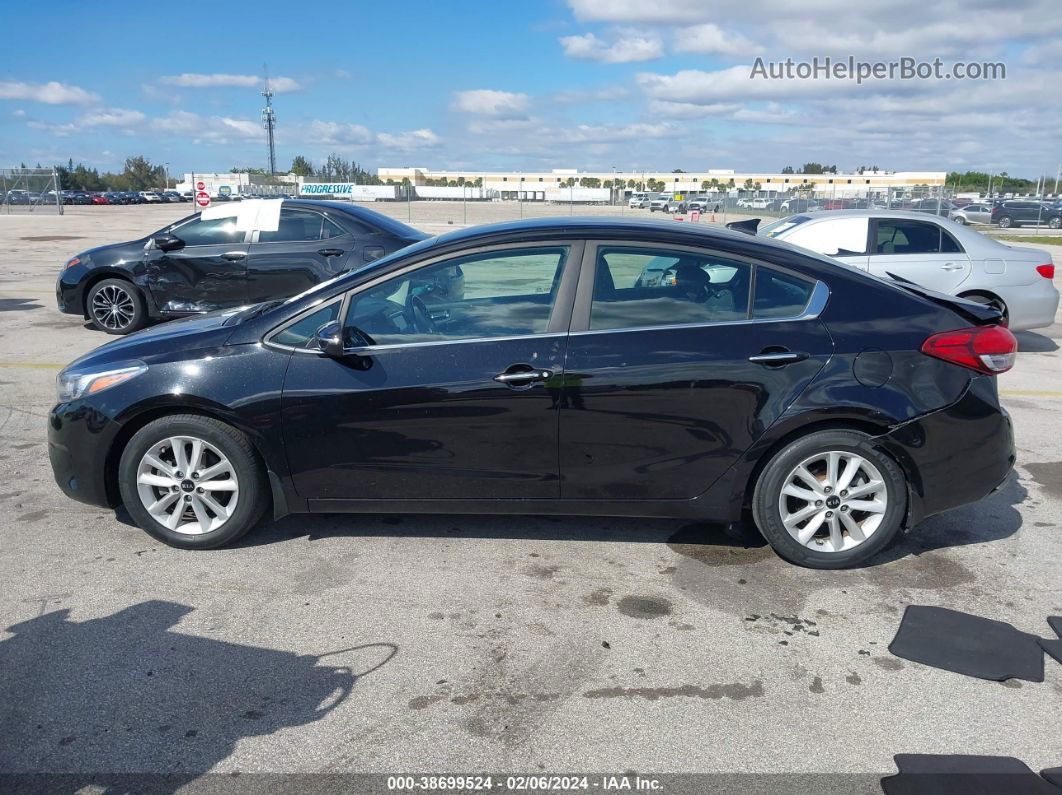 2017 Kia Forte S Черный vin: 3KPFL4A75HE080886