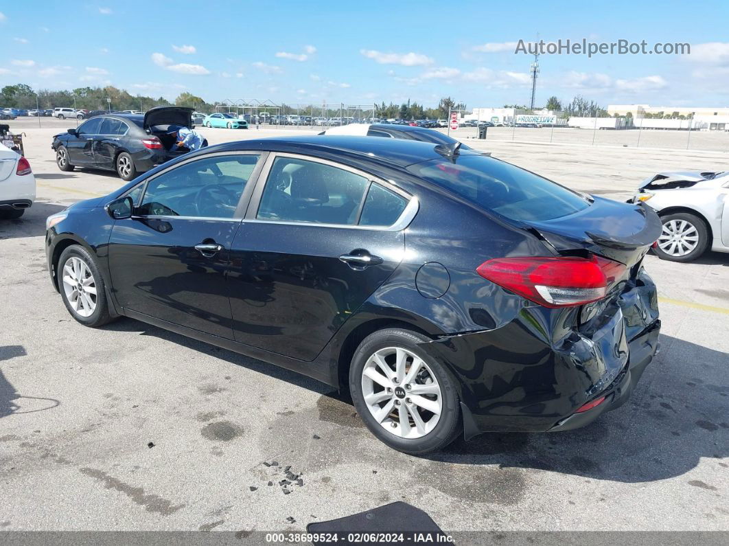 2017 Kia Forte S Черный vin: 3KPFL4A75HE080886