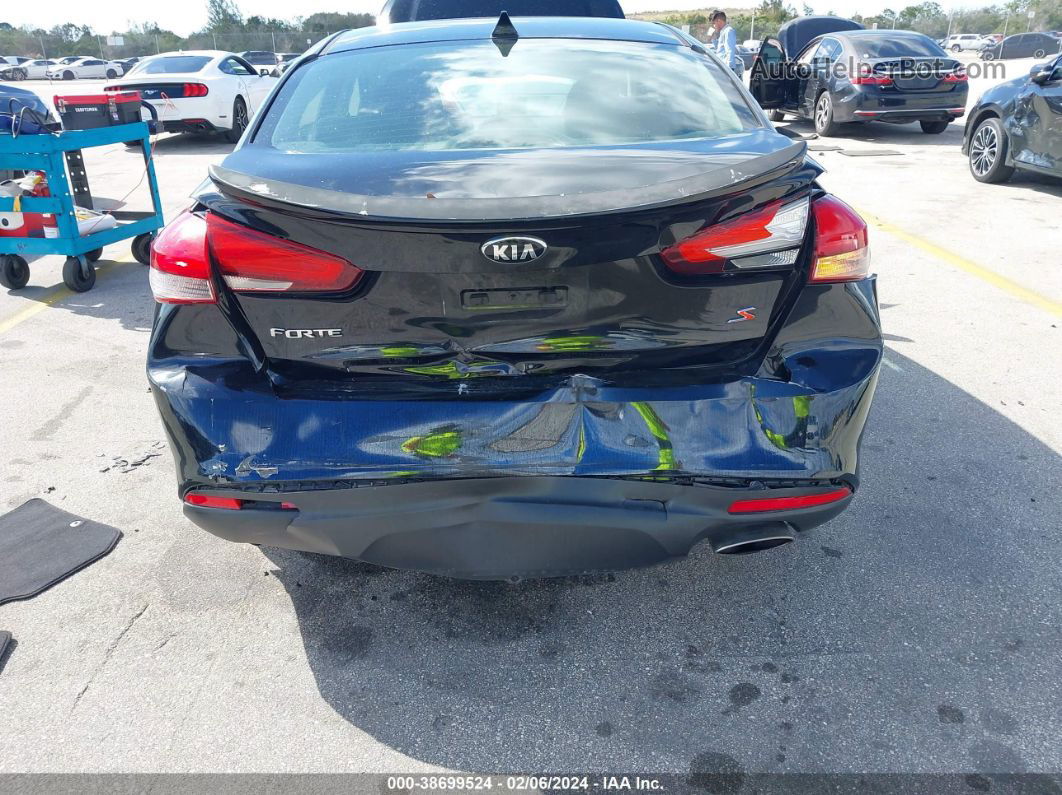 2017 Kia Forte S Черный vin: 3KPFL4A75HE080886