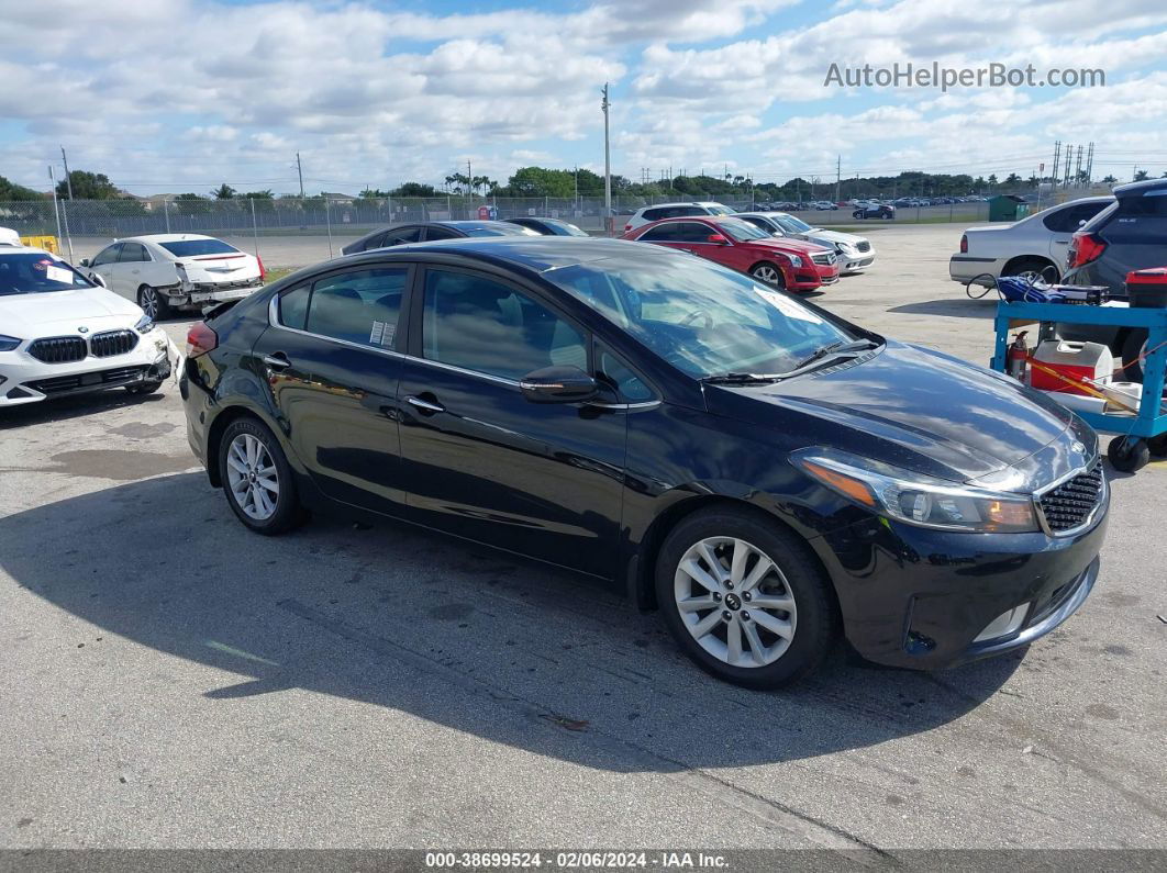 2017 Kia Forte S Черный vin: 3KPFL4A75HE080886