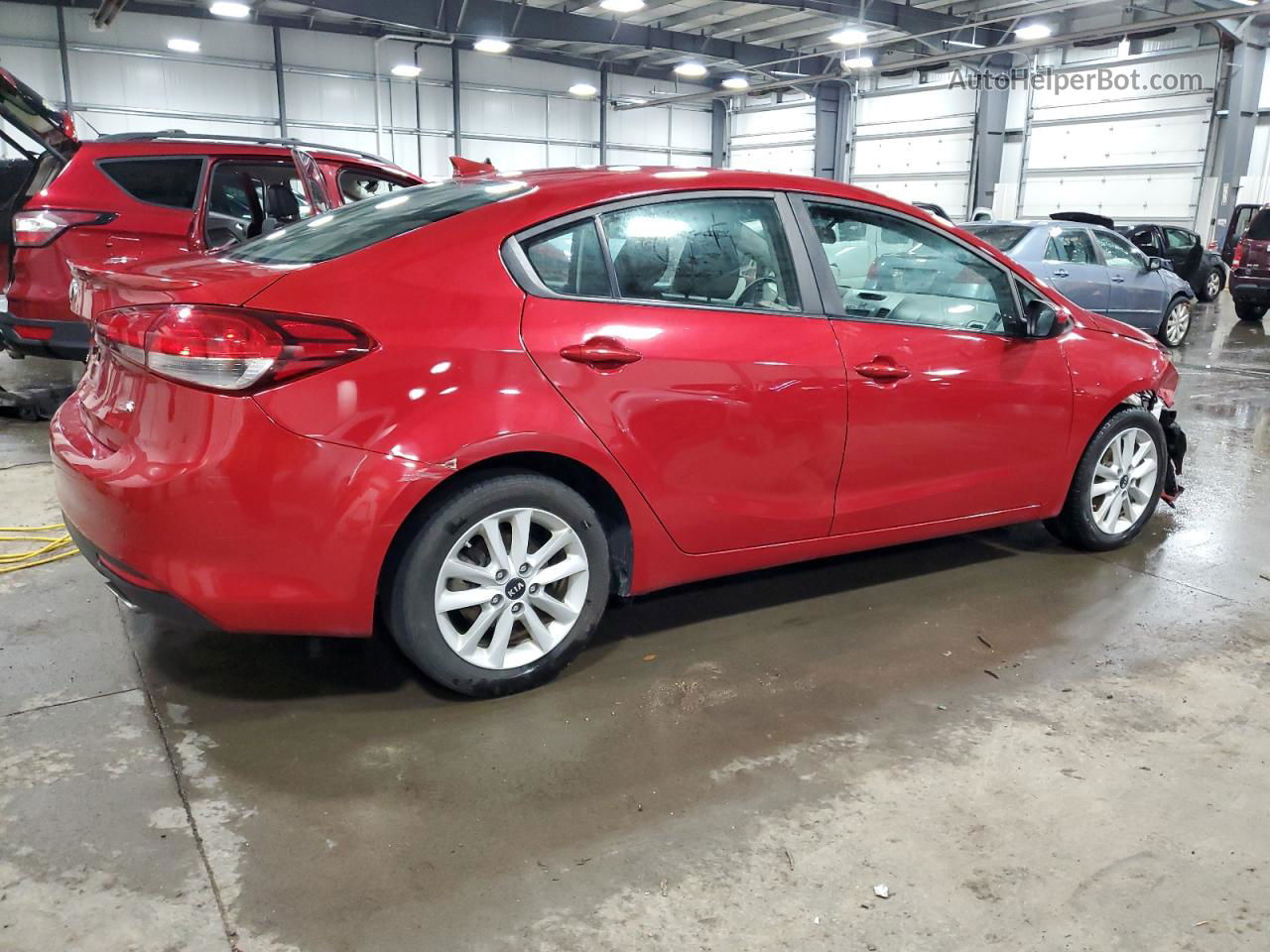 2017 Kia Forte Lx Red vin: 3KPFL4A75HE106015