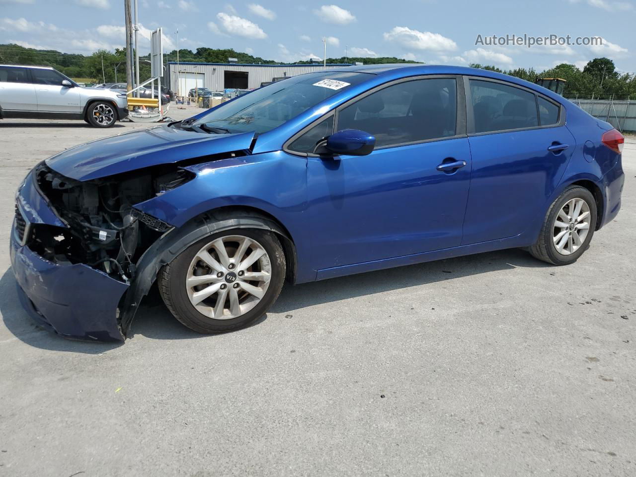 2017 Kia Forte Lx Blue vin: 3KPFL4A75HE117113