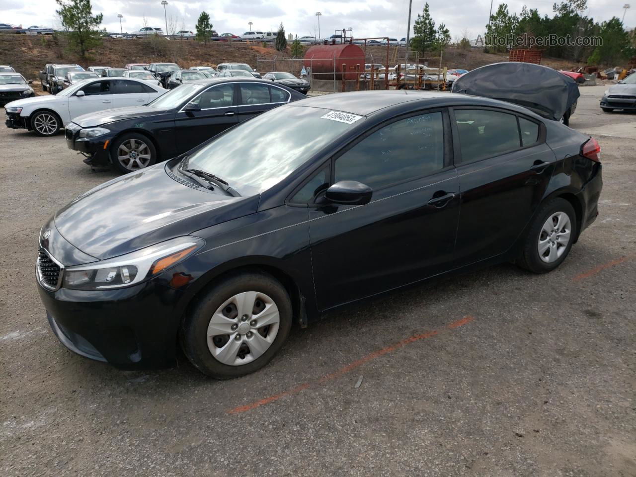 2017 Kia Forte Lx Черный vin: 3KPFL4A75HE129522