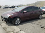 2017 Kia Forte Lx Burgundy vin: 3KPFL4A75HE129942