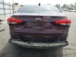 2017 Kia Forte Lx Burgundy vin: 3KPFL4A75HE129942