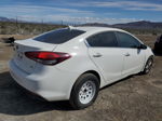 2017 Kia Forte Lx White vin: 3KPFL4A75HE150788