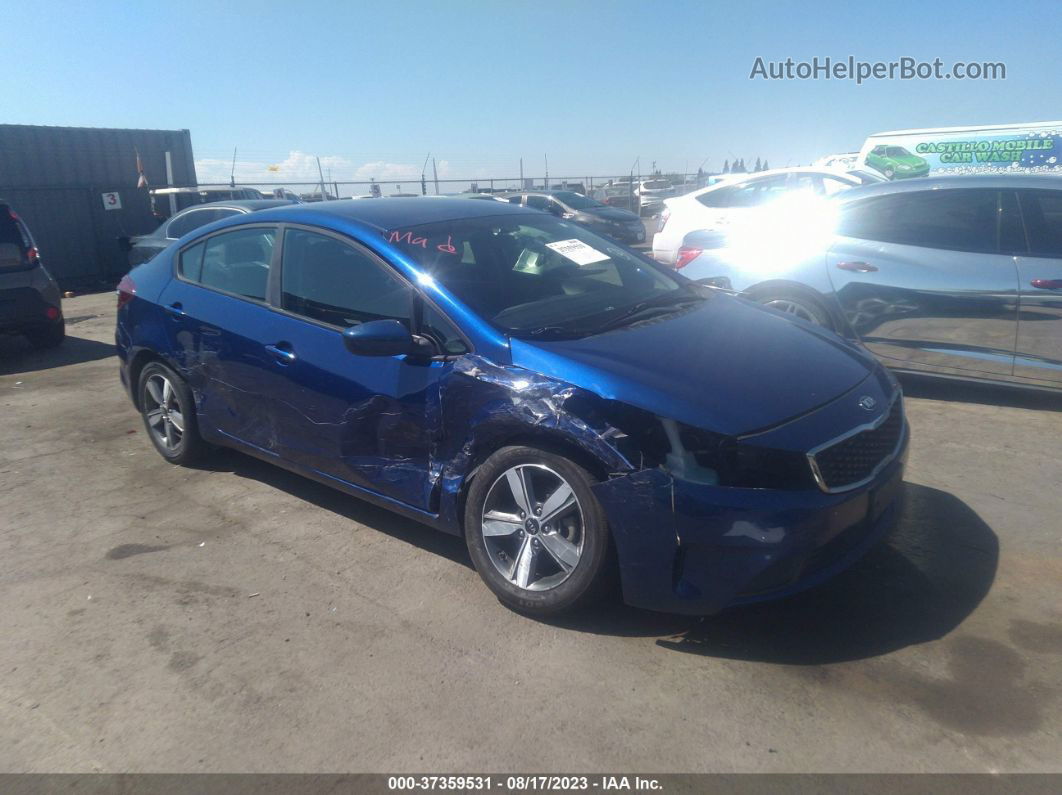 2018 Kia Forte Lx Синий vin: 3KPFL4A75JE166656