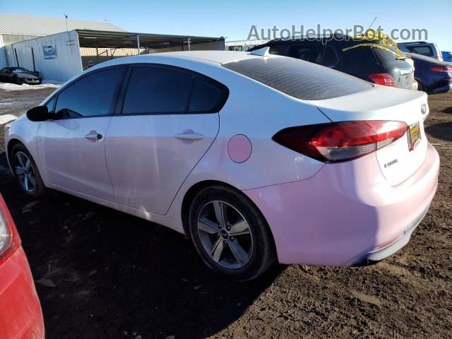 2018 Kia Forte Lx White vin: 3KPFL4A75JE172229