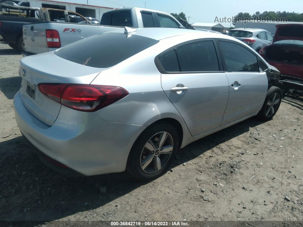 2018 Kia Forte Lx Silver vin: 3KPFL4A75JE200899