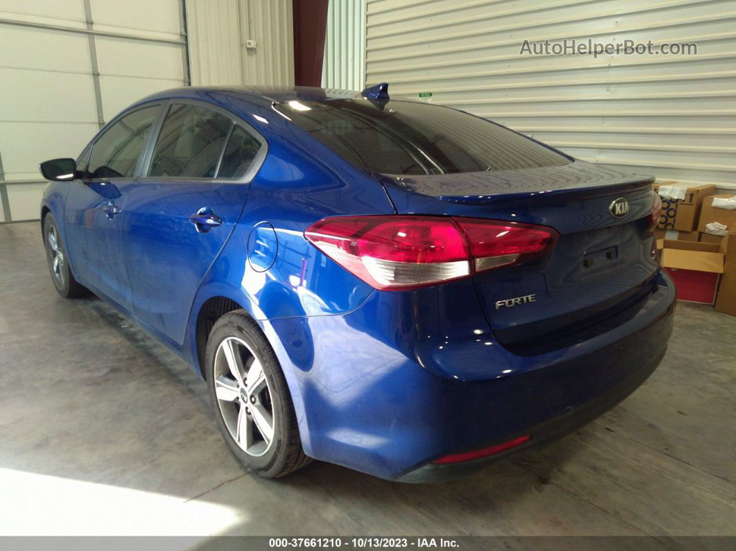 2018 Kia Forte S Blue vin: 3KPFL4A75JE261444