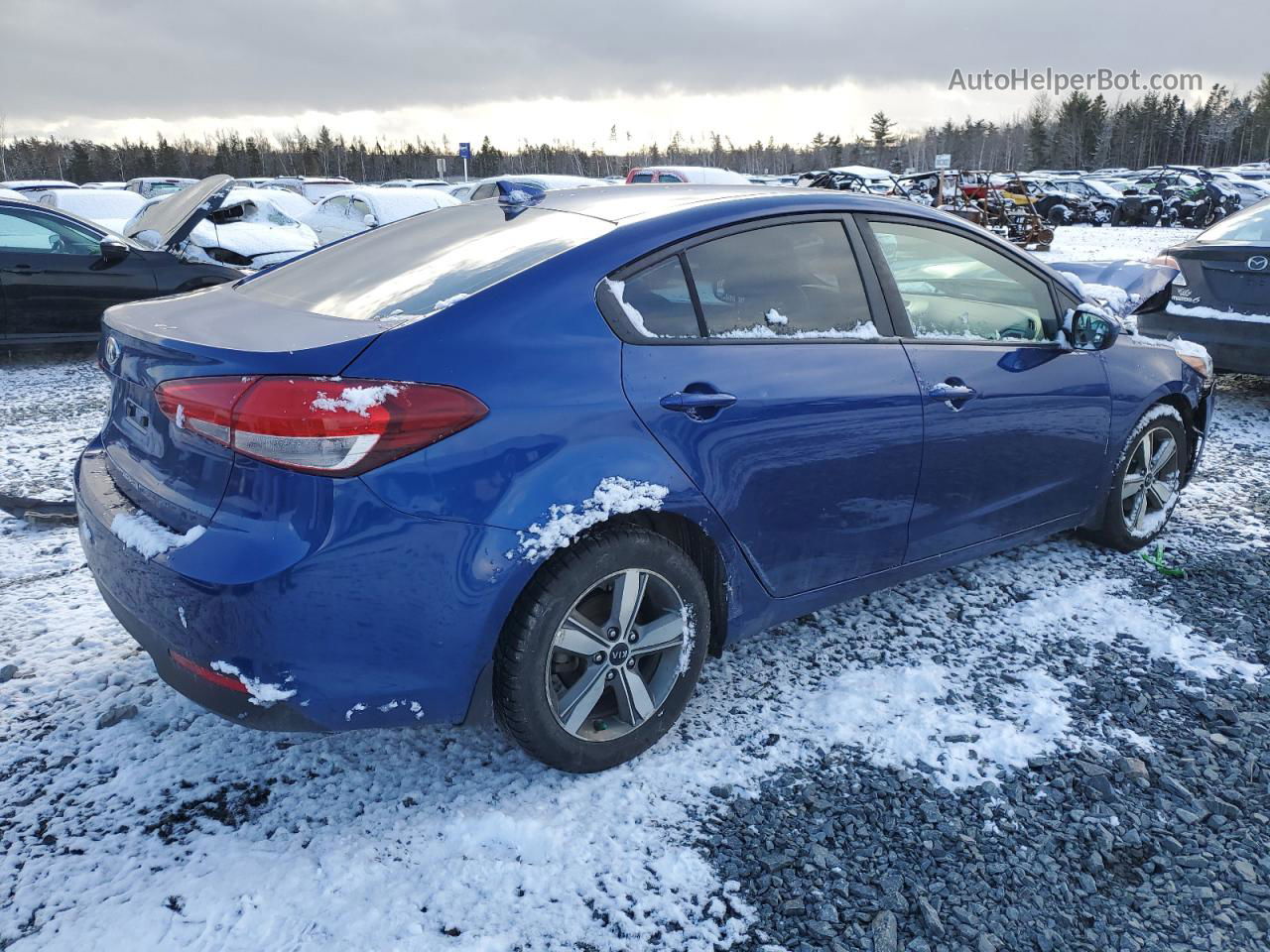 2018 Kia Forte Lx Blue vin: 3KPFL4A75JE277448