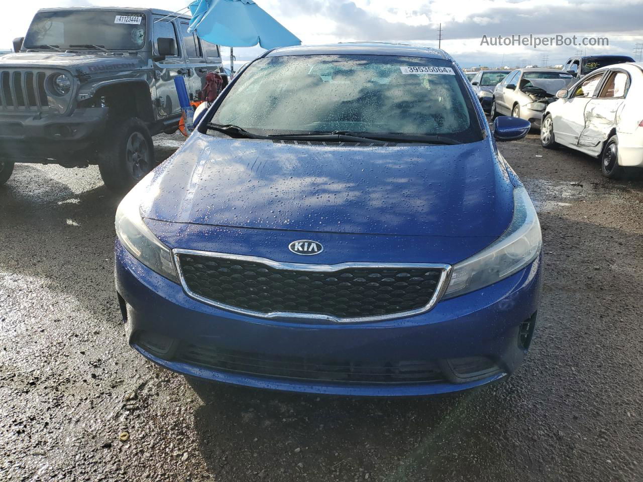 2017 Kia Forte Lx Blue vin: 3KPFL4A76HE032152