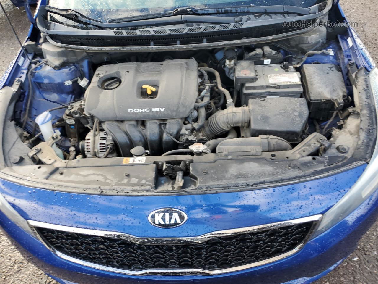 2017 Kia Forte Lx Blue vin: 3KPFL4A76HE032152