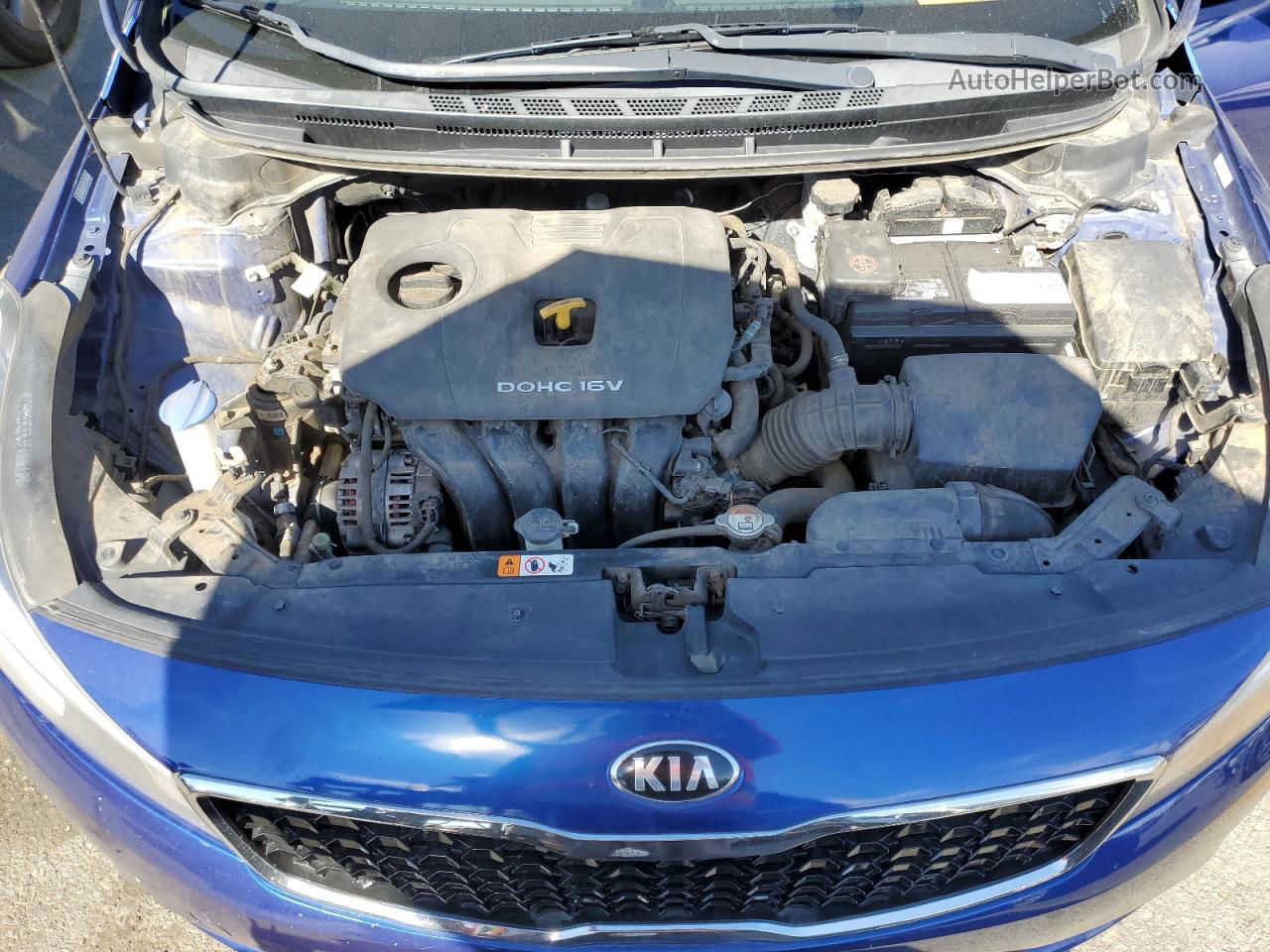 2017 Kia Forte Lx Blue vin: 3KPFL4A76HE055365