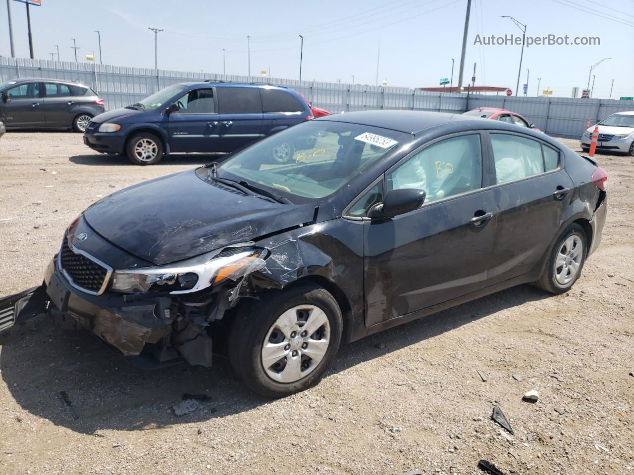 2017 Kia Forte Lx Black vin: 3KPFL4A76HE067533