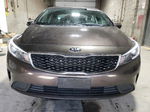 2017 Kia Forte Lx Brown vin: 3KPFL4A76HE104502