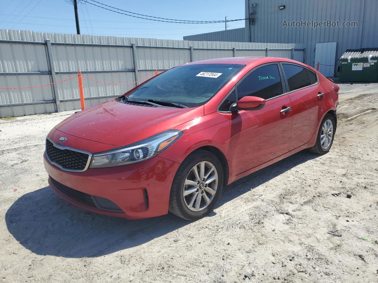 2017 Kia Forte Lx Red vin: 3KPFL4A76HE108047