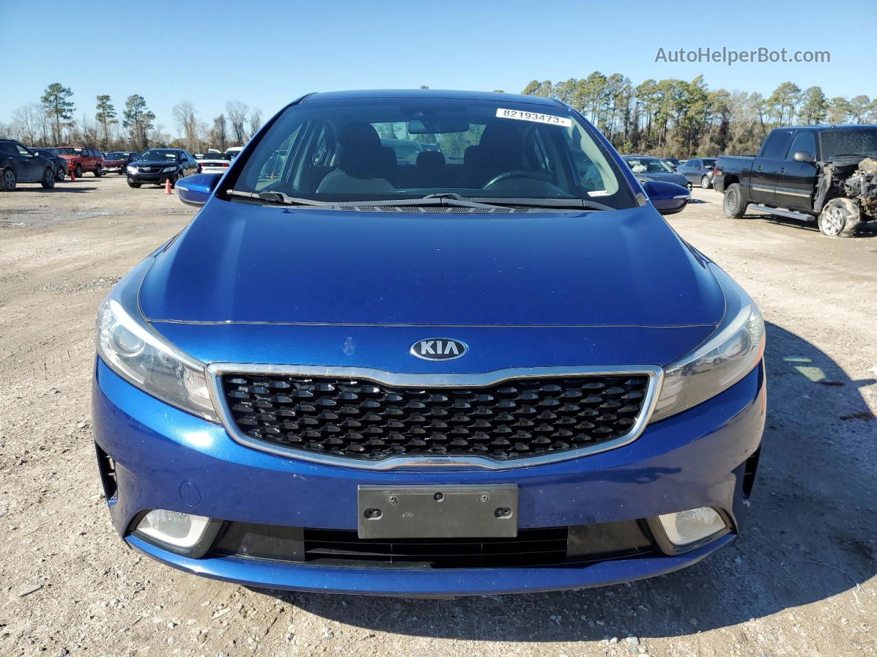 2017 Kia Forte Lx Blue vin: 3KPFL4A76HE116195