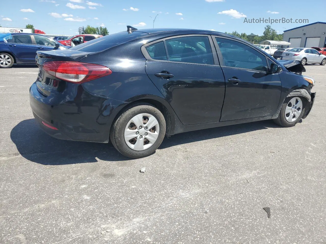 2017 Kia Forte Lx Black vin: 3KPFL4A76HE137290