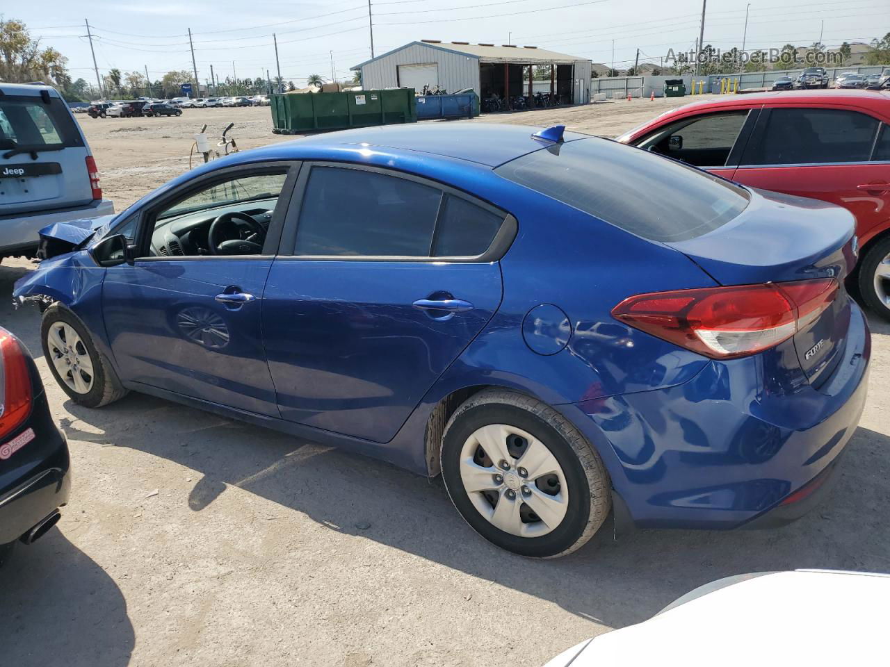 2017 Kia Forte Lx Синий vin: 3KPFL4A76HE140190