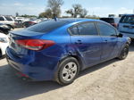 2017 Kia Forte Lx Blue vin: 3KPFL4A76HE140190