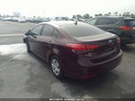 2018 Kia Forte Lx Burgundy vin: 3KPFL4A76JE199570