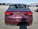 2018 Kia Forte Lx Burgundy vin: 3KPFL4A76JE233751