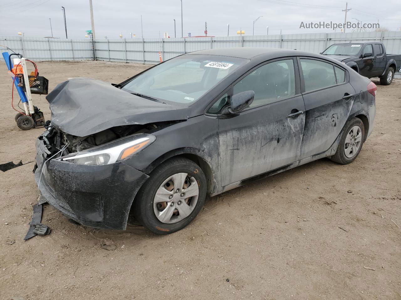 2018 Kia Forte Lx Black vin: 3KPFL4A76JE264014