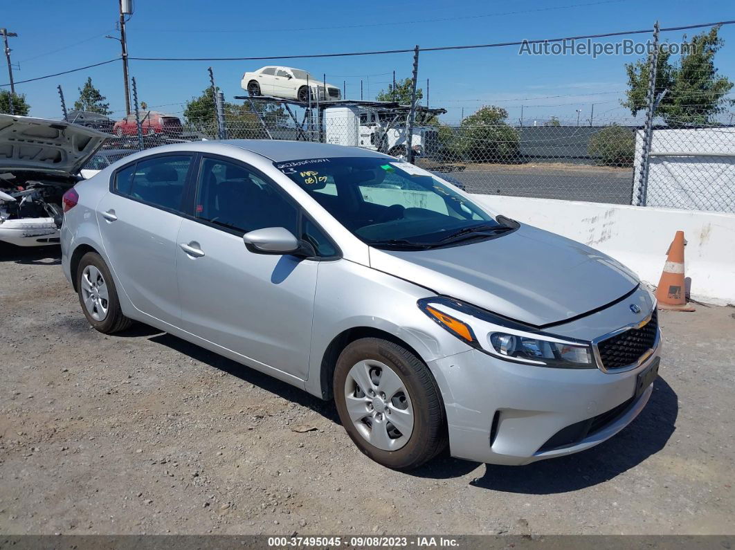 2018 Kia Forte Lx Silver vin: 3KPFL4A76JE268435