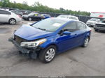 2017 Kia Forte Lx Blue vin: 3KPFL4A77HE011925