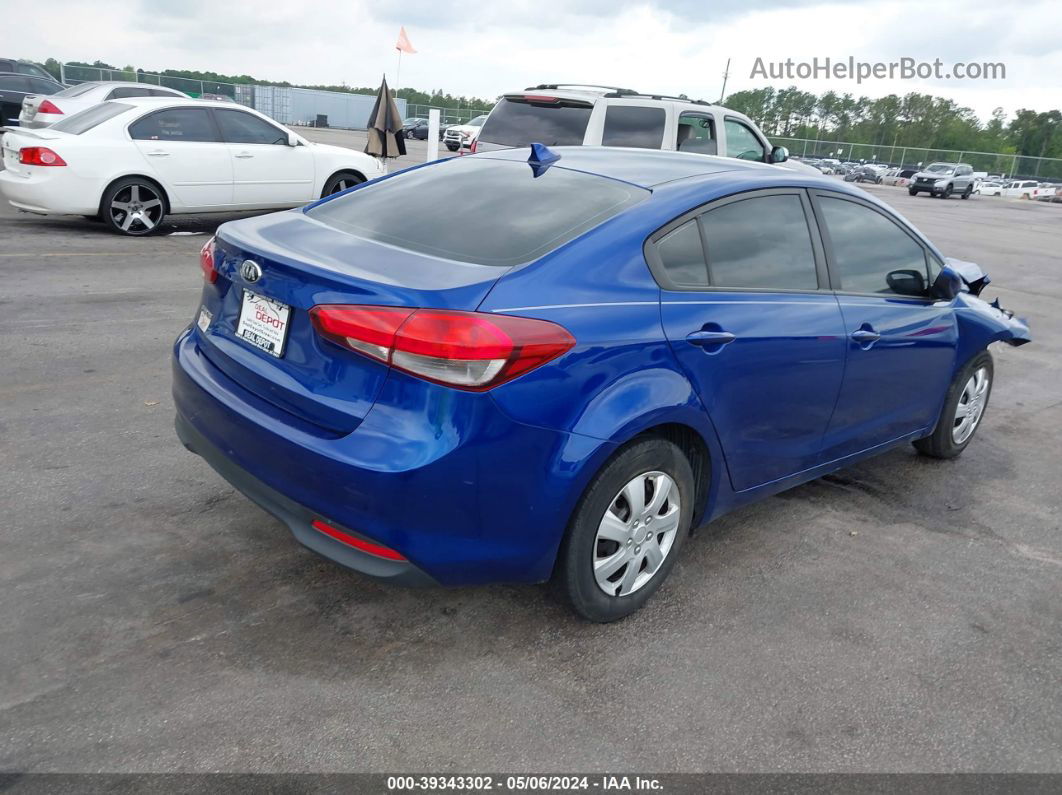 2017 Kia Forte Lx Синий vin: 3KPFL4A77HE011925