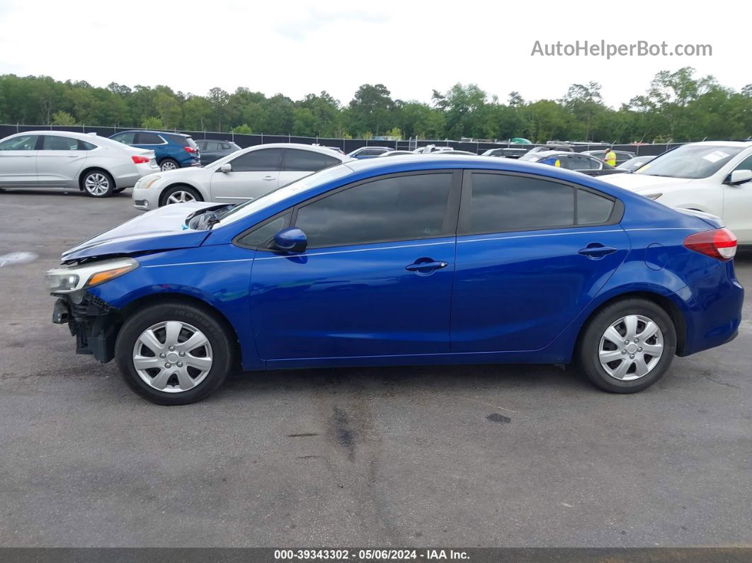 2017 Kia Forte Lx Blue vin: 3KPFL4A77HE011925