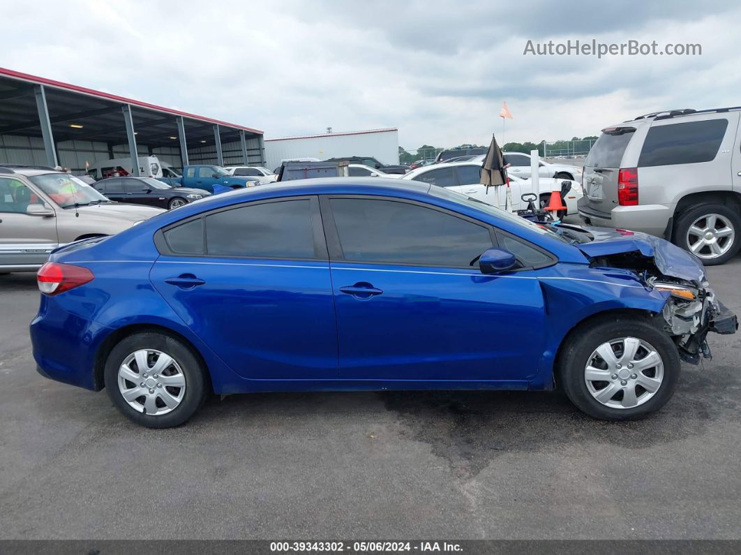 2017 Kia Forte Lx Blue vin: 3KPFL4A77HE011925