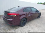 2017 Kia Forte Lx Темно-бордовый vin: 3KPFL4A77HE018132