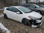 2017 Kia Forte Lx White vin: 3KPFL4A77HE051339