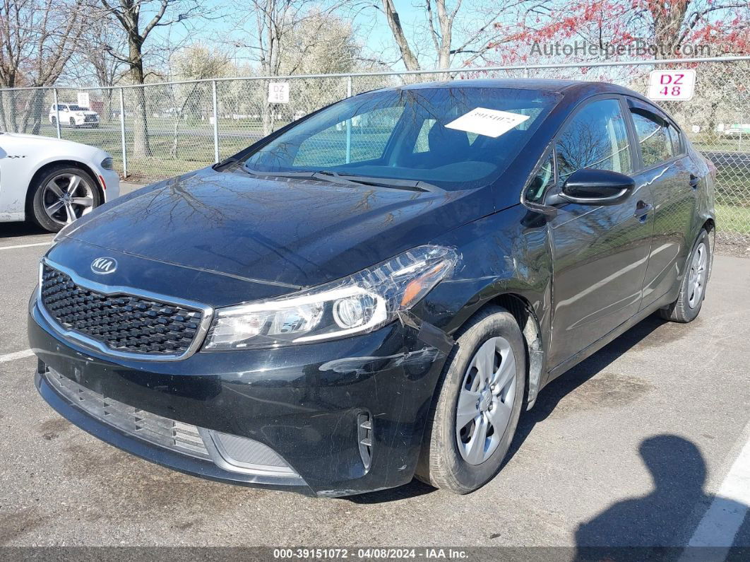 2017 Kia Forte Lx Black vin: 3KPFL4A77HE093106