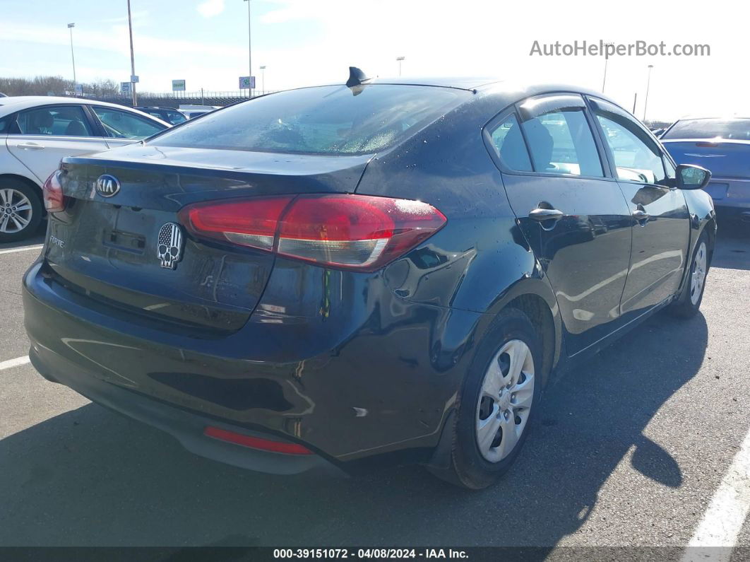 2017 Kia Forte Lx Black vin: 3KPFL4A77HE093106