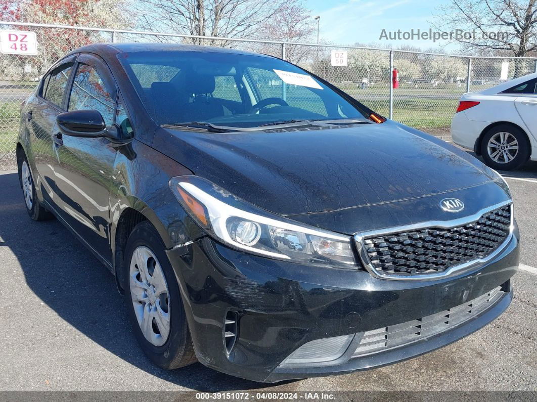 2017 Kia Forte Lx Black vin: 3KPFL4A77HE093106