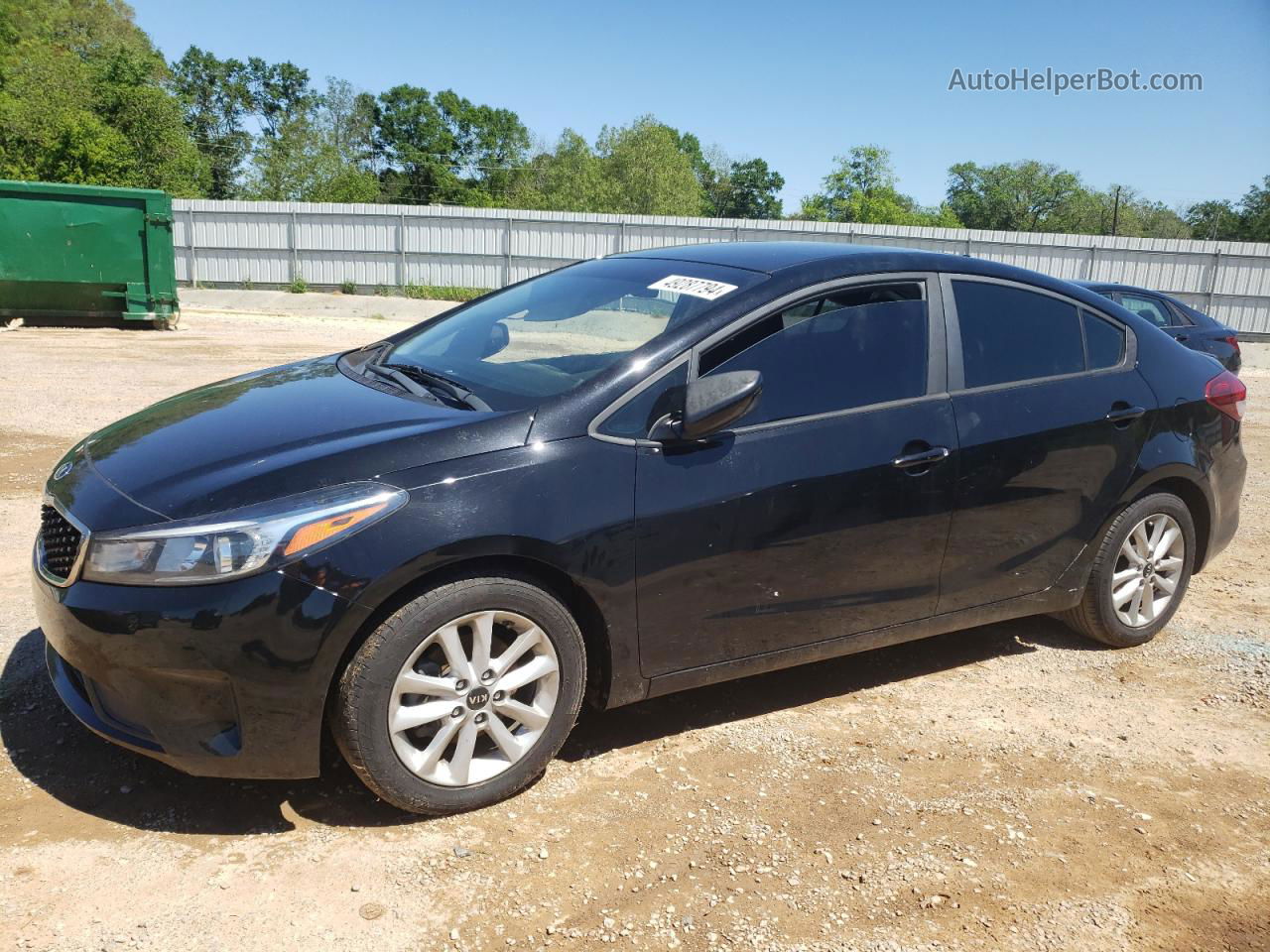 2017 Kia Forte Lx Black vin: 3KPFL4A77HE101883