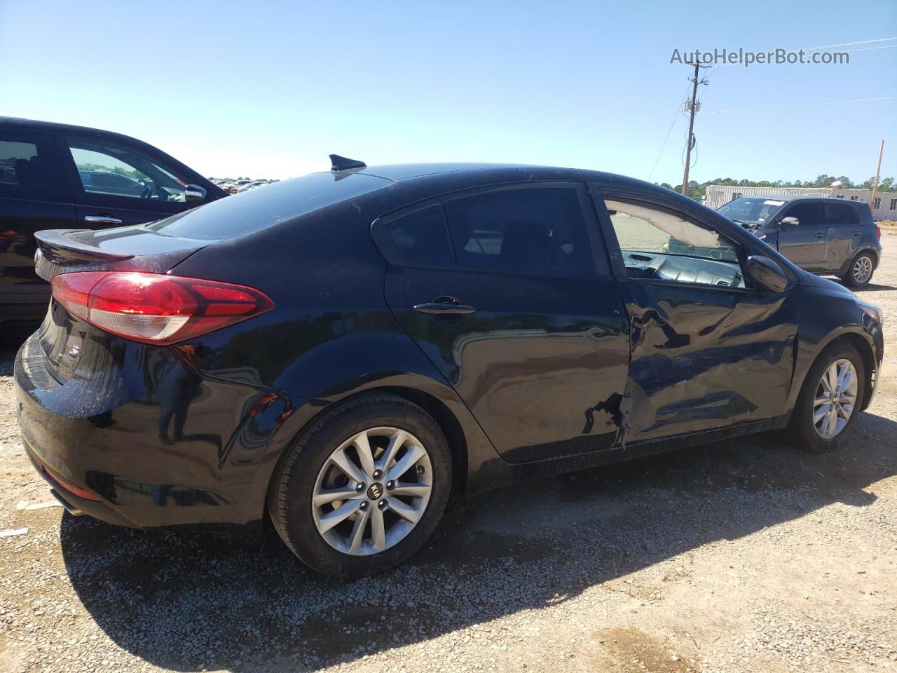 2017 Kia Forte Lx Black vin: 3KPFL4A77HE101883