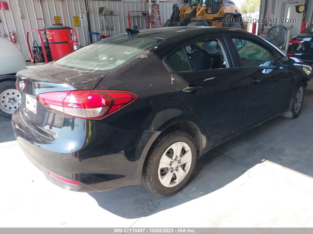 2018 Kia Forte Lx Black vin: 3KPFL4A77JE203321