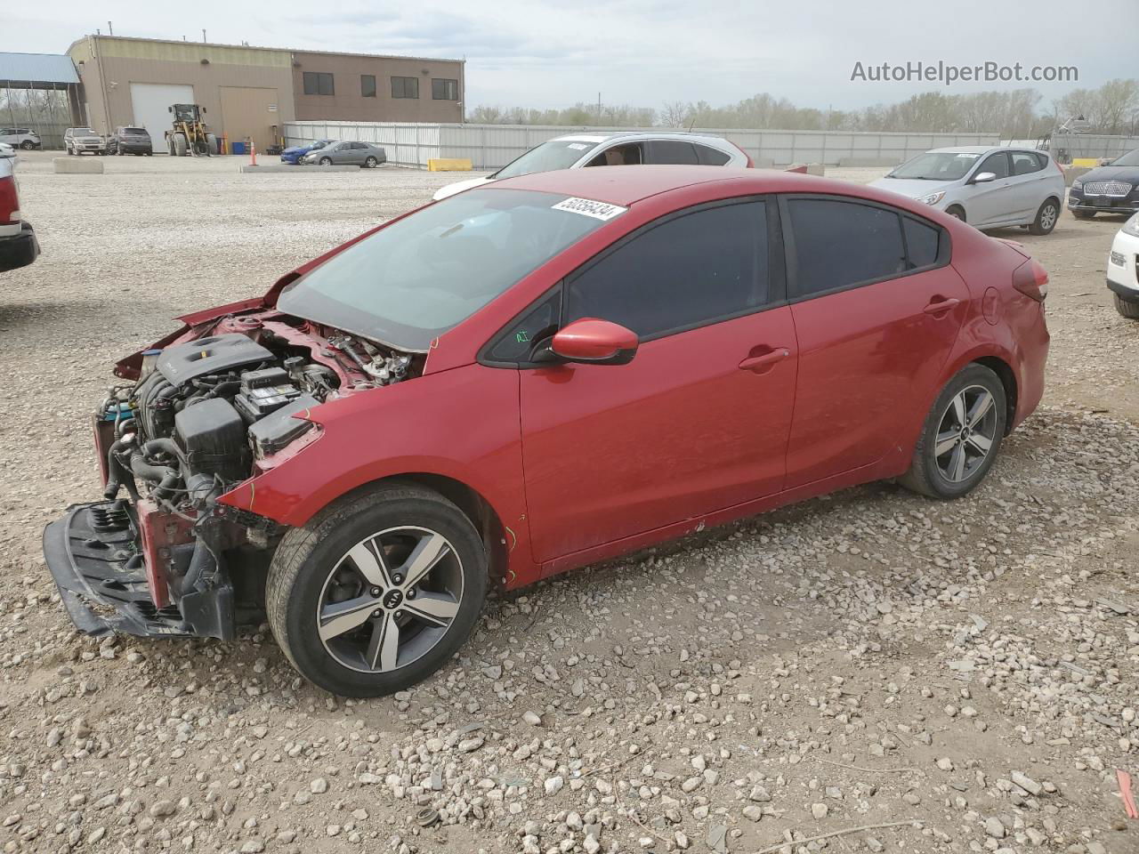 2018 Kia Forte Lx Красный vin: 3KPFL4A77JE210706