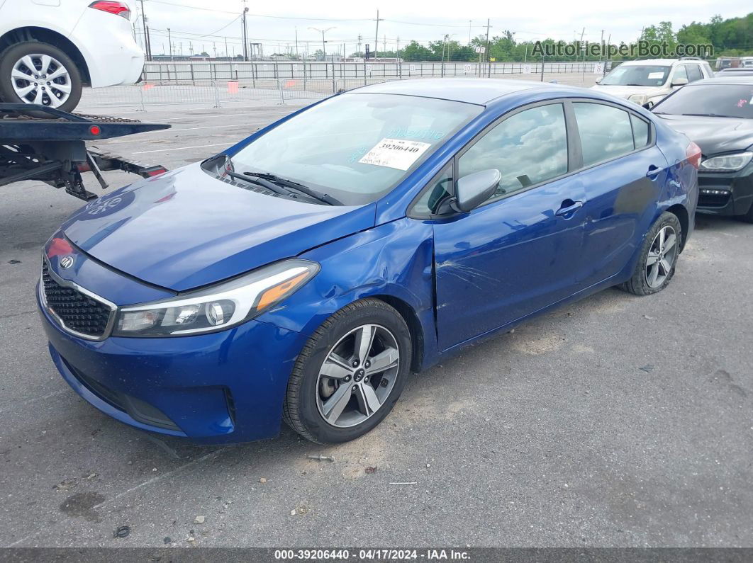 2018 Kia Forte Lx Синий vin: 3KPFL4A77JE210916