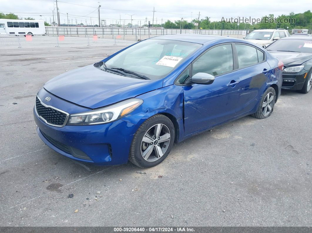 2018 Kia Forte Lx Синий vin: 3KPFL4A77JE210916